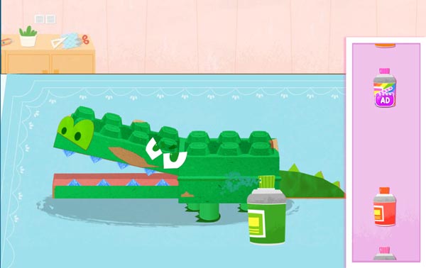 Ồ, hóa ra là hình con cá sấu