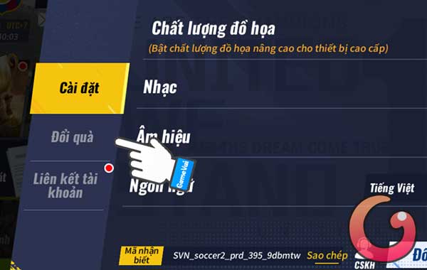 Chọn Đổi quà