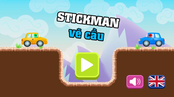 Chơi game Stickman vẽ cầu - GameVui