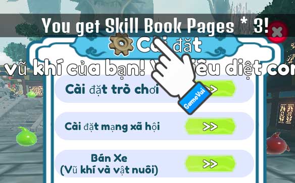 Phần thưởng nhận được