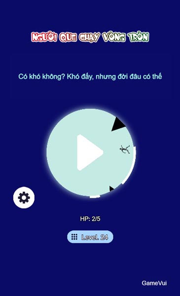 Chơi game Người que chạy vòng tròn - GameVui