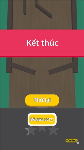 Thử thách sẽ thất bại nếu số lượng bóng không đủ đạt yêu cầu