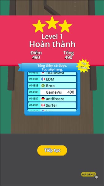 Đạt số điểm cao kỷ lục nhất có thể