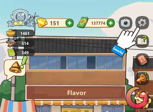 Chạm mục Cài đặt