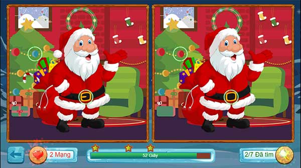 Hãy tìm 7 điểm khác nhau