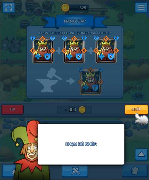 Nâng cấp thẻ tướng