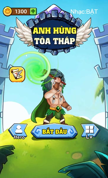 Chơi game Anh hùng tòa tháp - GameVui