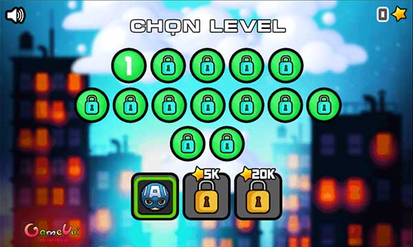 Chọn level