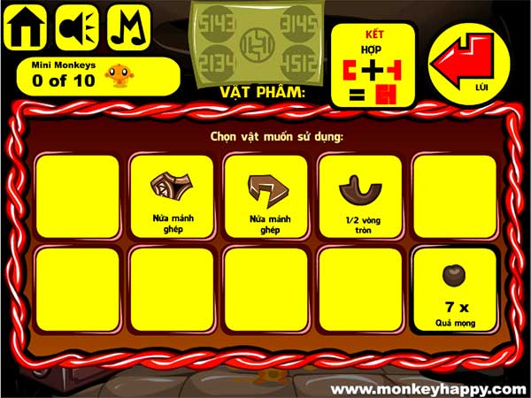 Các vật đã thu được