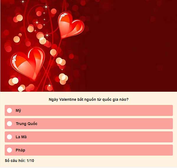 Chọn đáp án chính xác