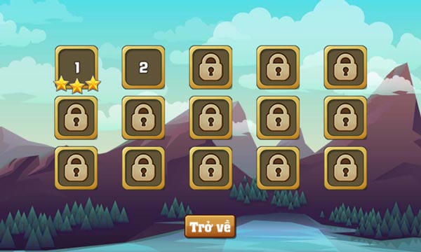 Có tổng cộng 15 cấp độ để người chơi trải nghiệm