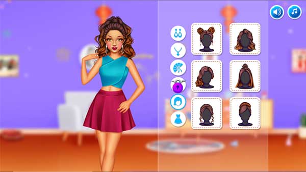 Hãy chọn kiểu tóc cho cô gái