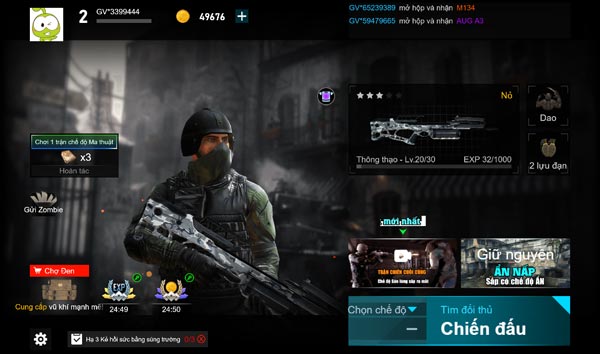 Chơi game Săn lùng Zombie - GameVui