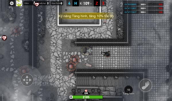 Tận dụng sức mạnh của từng loại Zombie