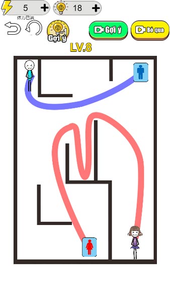 Dùng gợi ý trong trường hợp cần thiết