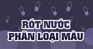 Rót nước phân loại màu