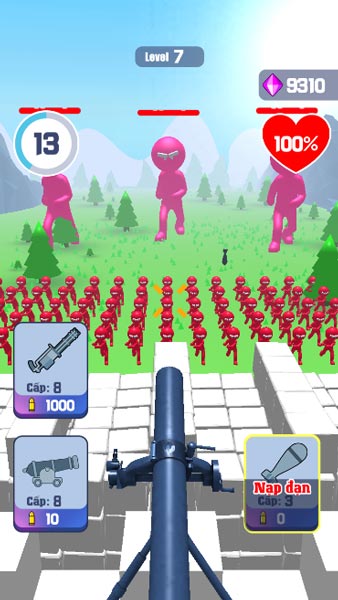 Thay đổi các loại vũ khí trong thời gian nạp đạn