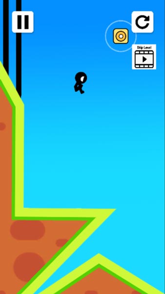 Giúp người que Stickman móc dây vào những điểm cố định xuất hiện trên màn hình