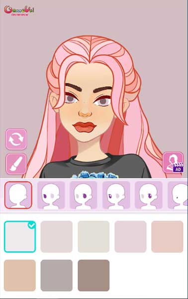 Chọn màu da cho avatar