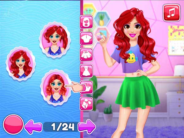 Hãy chọn trang phục cho nàng tiên cá