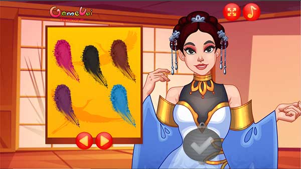 Hãy trang điểm cho cô gái