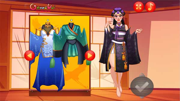 Hãy chọn trang phục cho cô gái