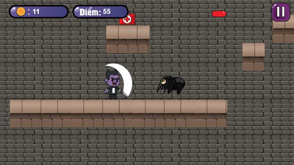 Chiến đấu hạ gục quái vật Nhện độc