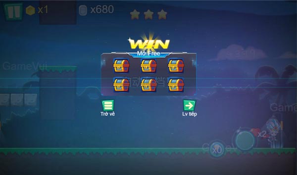 Hoàn thành level thử thách