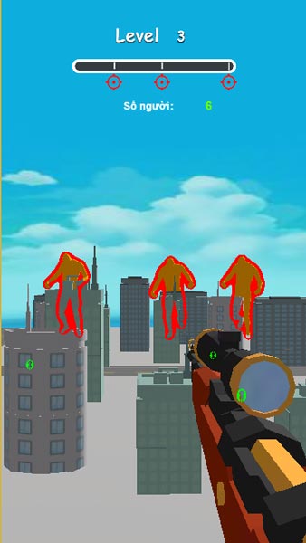 Mỗi cấp độ sẽ là thử thách khác nhau