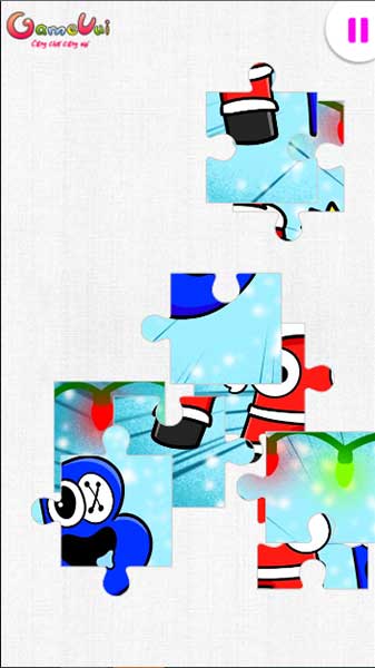 Xếp các mảnh ghép lại với nhau