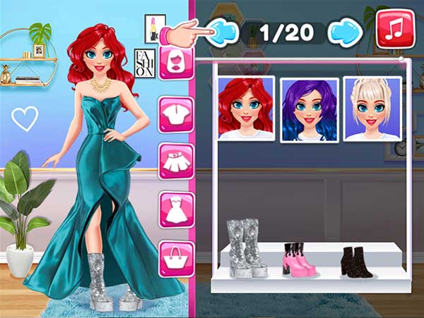 Chọn trang phục cho Ariel