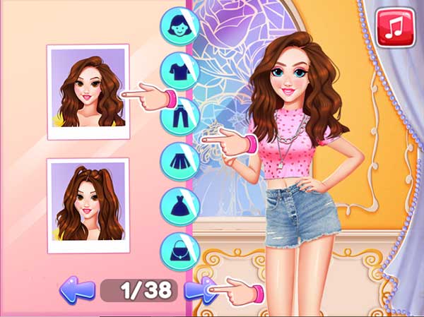 Hãy chọn trang phục cho cô ấy