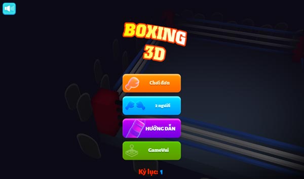 Chơi game Boxing 3D - GameVui