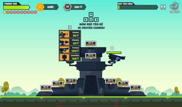 Nhanh chóng triển khai vũ khí vào vị trí phù hợp