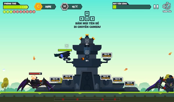 Có những trận chiến quân địch sẽ tấn công cả từ 2 phía