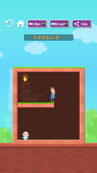 Việc còn lại của ông bố rất đơn giản