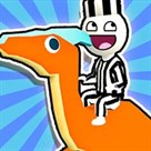 Stickman cưỡi khủng long