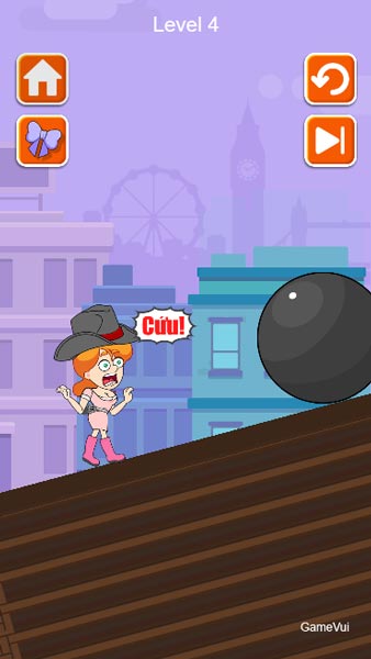 Làm sao để chặn hòn đá lại?