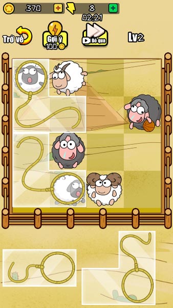 Đặt các bẫy dây thừng vào vị trí phù hợp