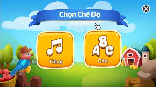 Chọn chế độ chơi
