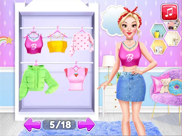 Chọn trang phục cho Blondie