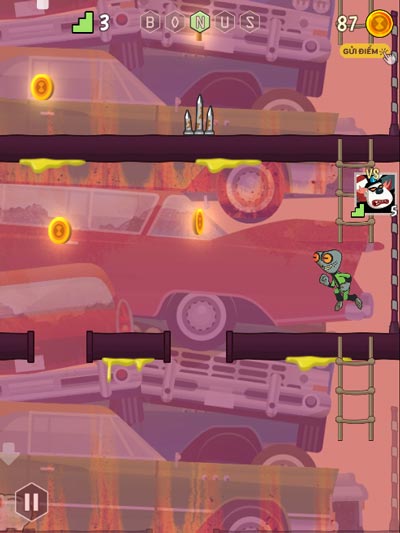 Thu thập thật nhiều tiền xu vàng, biểu tượng Ben 10