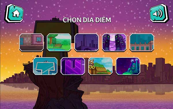 Chọn địa điểm