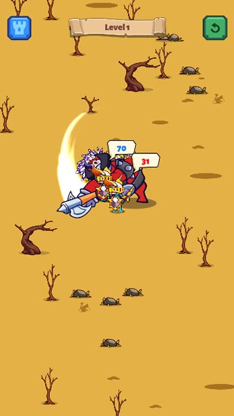 Xây dựng đội quân Stick Hero và đem đi chinh phục thử thách