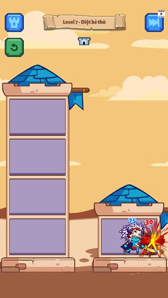 Tiêu diệt toàn bộ kẻ địch Stick Hero