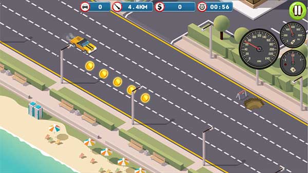 Hãy lái xe thu thập vàng