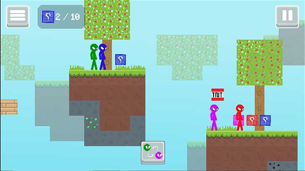 Nếu để thuốc nổ rơi trúng đầu thì bạn sẽ thua