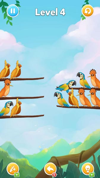 Mỗi cấp độ là 1 thử thách khác nhau