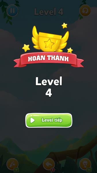 Hoàn thành level cấp độ