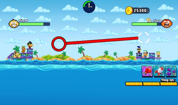 Bấm chuột hoặc chạm màn hình điện thoại để chơi